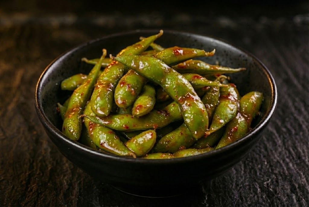 Edamame picante